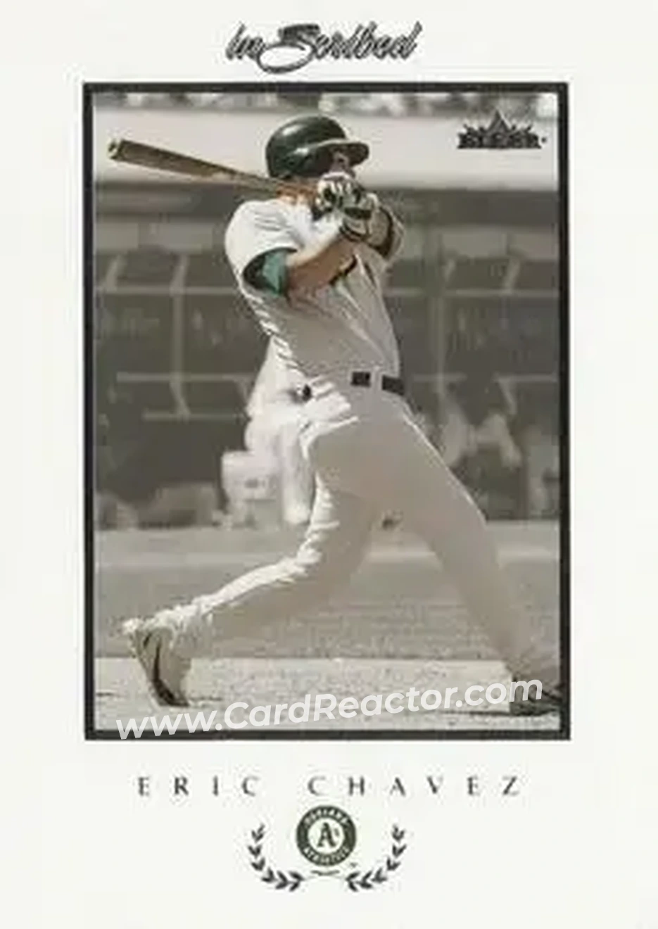 2004 Fleer InScribed #50 - Eric Chavez - Oakland Athletics - Front