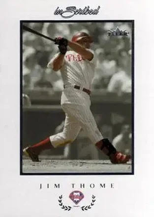 2004 Fleer InScribed #54 - Jim Thome - Philadelphia Phillies