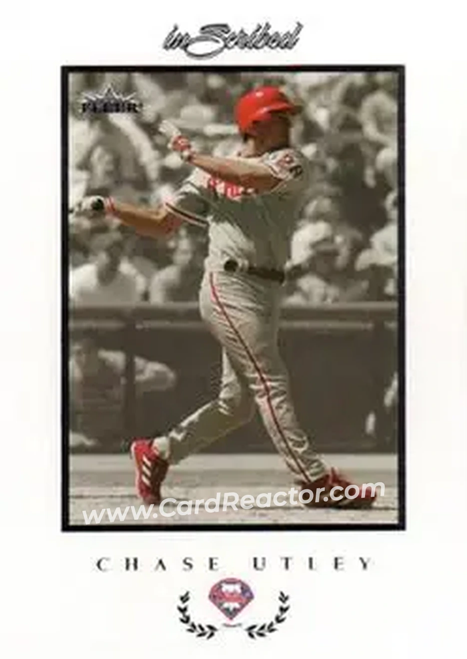 2004 Fleer InScribed #56 - Chase Utley - Philadelphia Phillies - Front