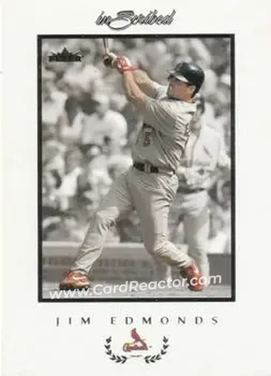 2004 Fleer InScribed #67 - Jim Edmonds - St. Louis Cardinals - Front