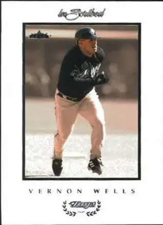 2004 Fleer InScribed #75 - Vernon Wells - Toronto Blue Jays