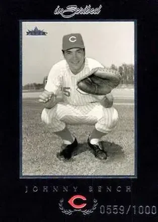 2004 Fleer InScribed #76 Johnny Bench