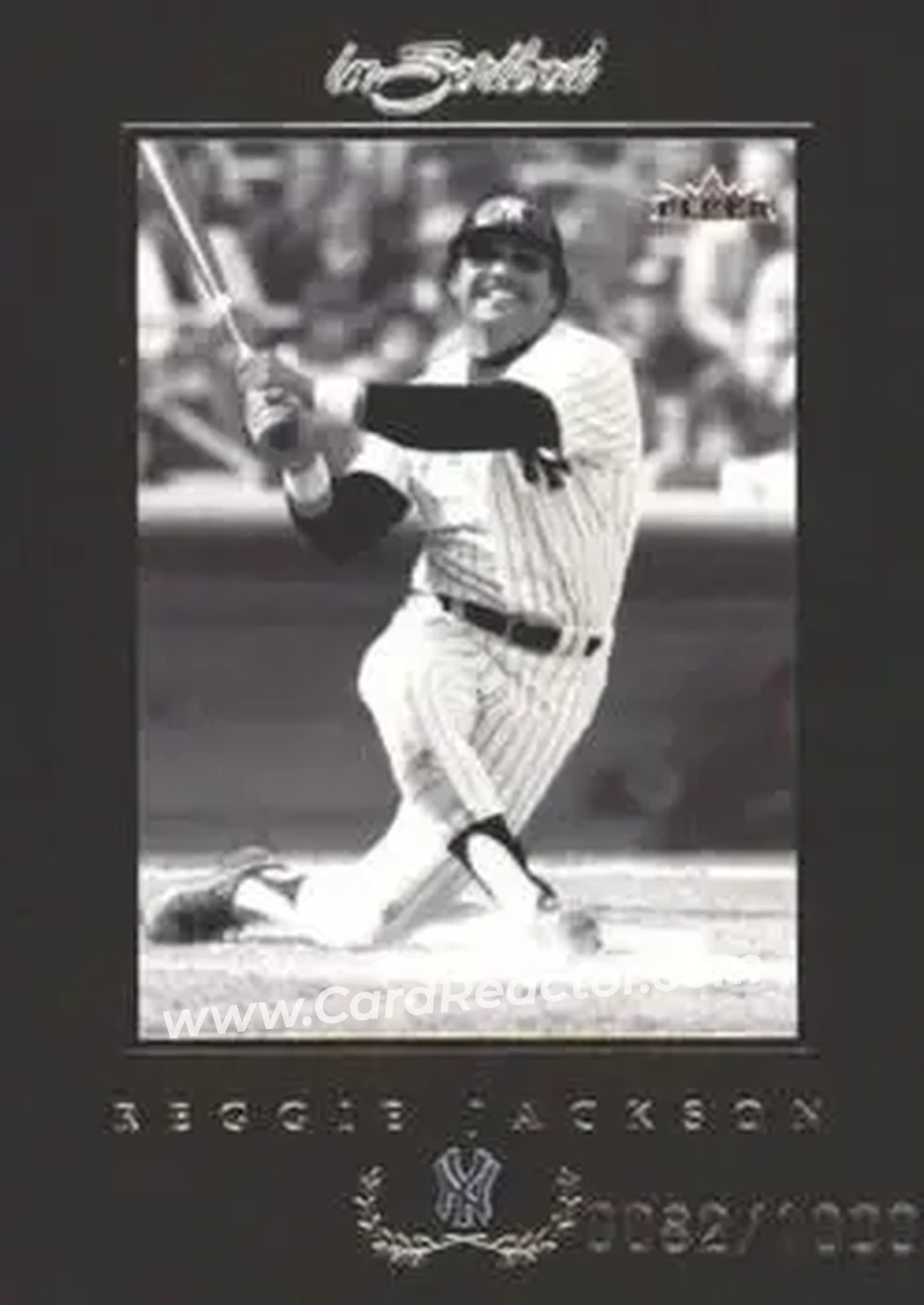 2004 Fleer InScribed #77 - Reggie Jackson (b.1946 OF) - New York Yankees - Front