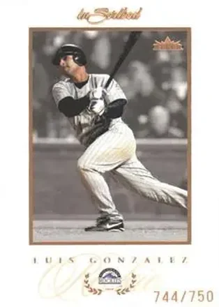 2004 Fleer InScribed #87 - Luis Gonzalez - Colorado Rockies