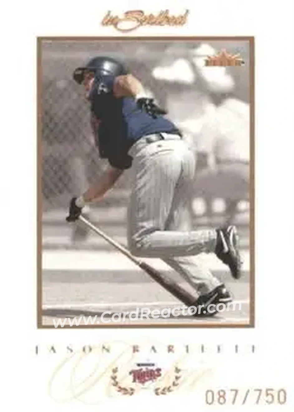2004 Fleer InScribed #95 - Jason Bartlett - Minnesota Twins - Front 2004 Fleer InScribed #95 - Jason Bartlett - Minnesota Twins - Front