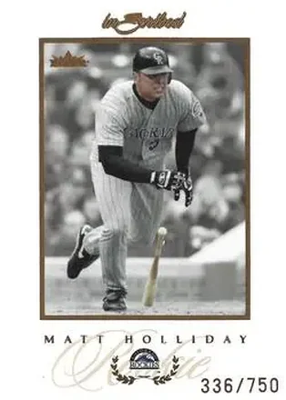 2004 Fleer InScribed #99 - Matt Holliday - Colorado Rockies