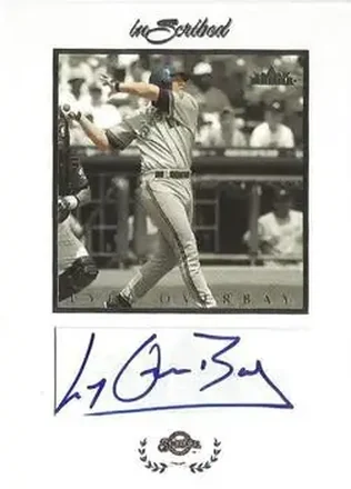 2004 Fleer InScribed - Autographs Silver #LO - Lyle Overbay - Milwaukee Brewers