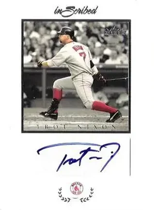 2004 Fleer InScribed - Autographs Silver #TN - Trot Nixon - Boston Red Sox