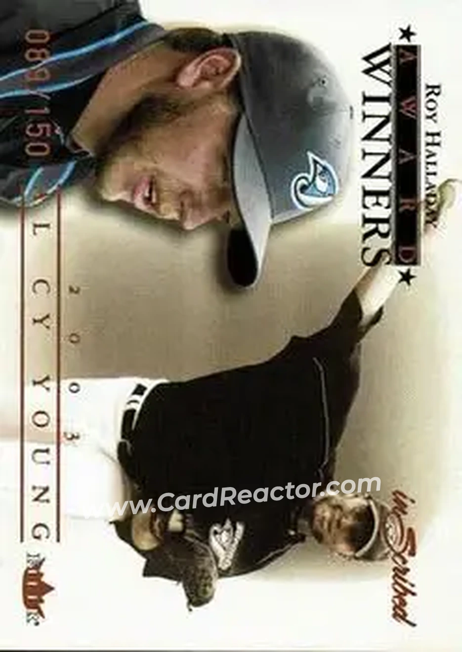 2004 Fleer InScribed - Award Winners #4AW - Roy Halladay - Toronto Blue Jays - Front