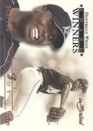2004 Fleer InScribed - Award Winners #11AW - Dontrelle Willis - Florida Marlins