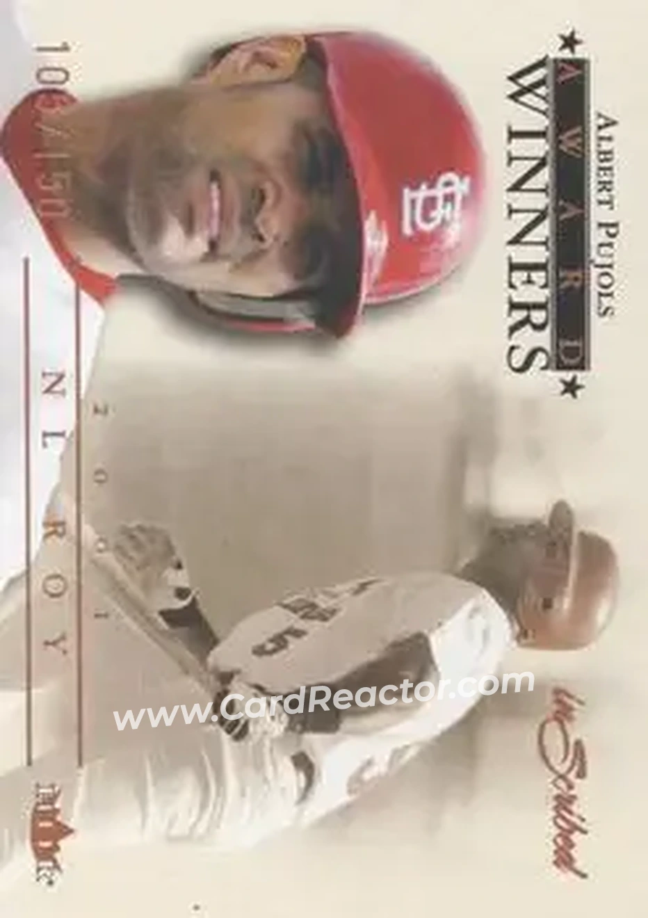 2004 Fleer InScribed - Award Winners #14AW - Albert Pujols - St. Louis Cardinals - Front 2004 Fleer InScribed - Award Winners #14AW - Albert Pujols - St. Louis Cardinals - Front