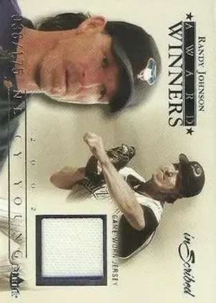 2004 Fleer InScribed - Award Winners Jersey Silver #AWJ-RJ - Randy Johnson - Arizona Diamondbacks