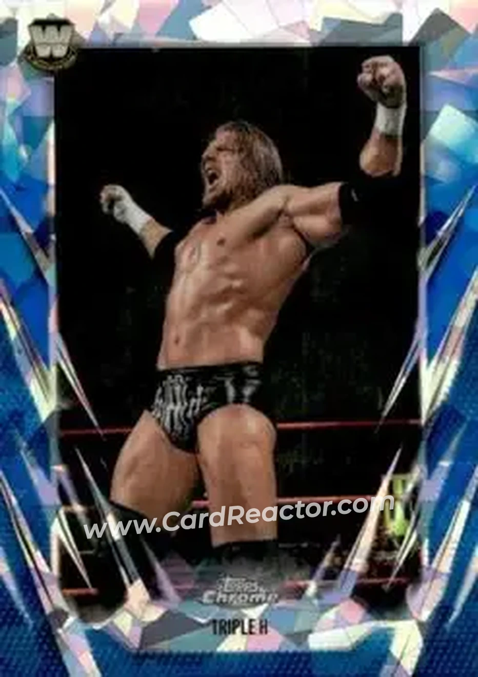 2026 Topps Chrome Sapphire Edition WWE #4 - Hunter Hearst Helmsley - Front
