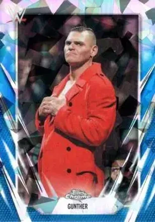 2026 Topps Chrome Sapphire Edition WWE #8 - Gunther