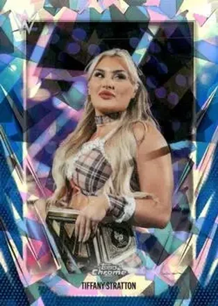 2026 Topps Chrome Sapphire Edition WWE #29 - Tiffany Stratton
