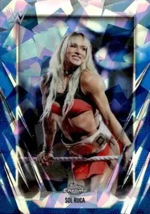 2026 Topps Chrome Sapphire Edition WWE #34 - Sol Ruca