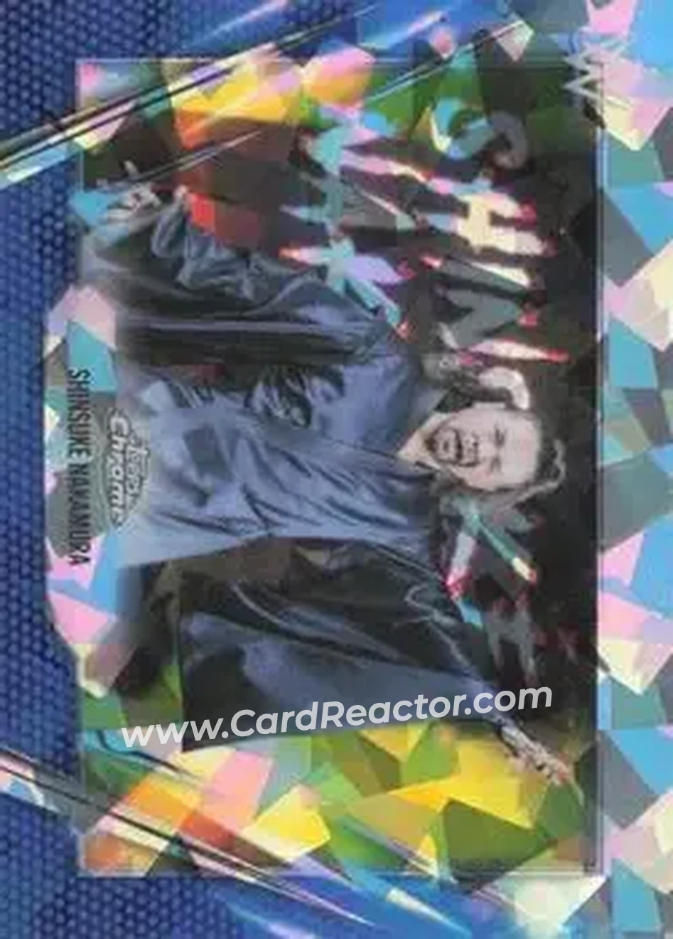 2026 Topps Chrome Sapphire Edition WWE #36 - Shinsuke Nakamura - Front