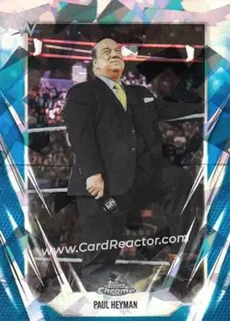 2026 Topps Chrome Sapphire Edition WWE #44 - Paul E. Dangerously - Front