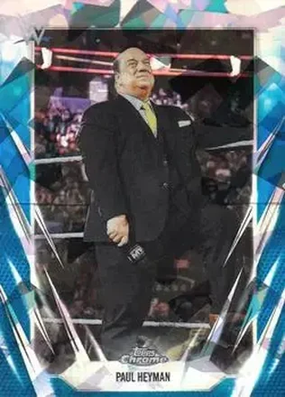 2026 Topps Chrome Sapphire Edition WWE #44 - Paul E. Dangerously