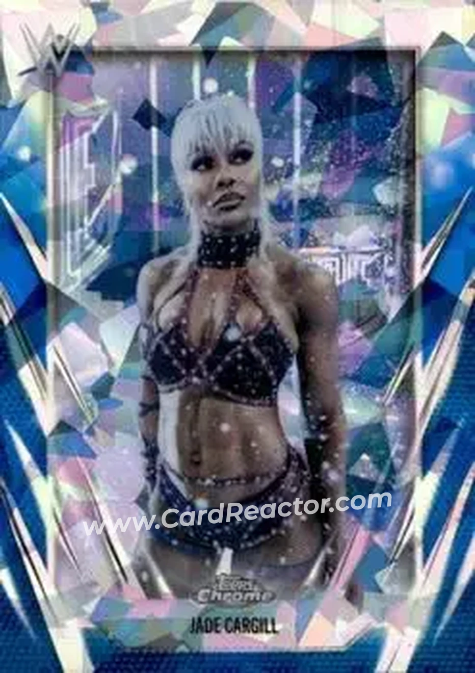 2026 Topps Chrome Sapphire Edition WWE #45 - Jade Cargill - Front 2026 Topps Chrome Sapphire Edition WWE #45 - Jade Cargill - Front