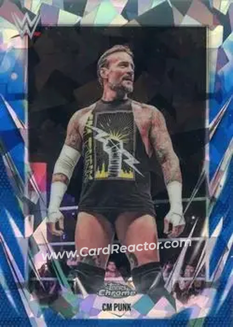 2026 Topps Chrome Sapphire Edition WWE #49 - CM Punk - Front