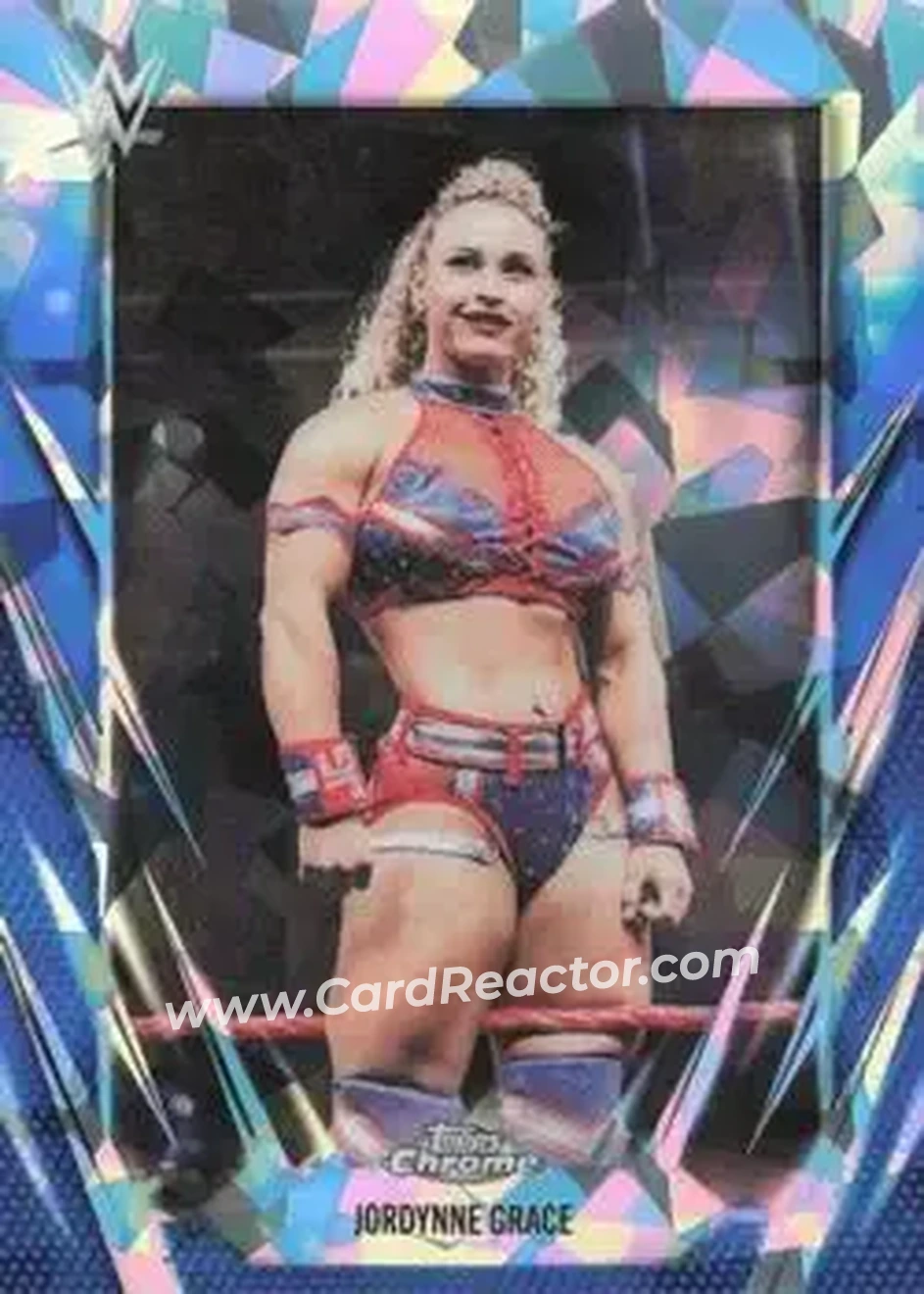 2026 Topps Chrome Sapphire Edition WWE #56 - Jordynne Grace - Front