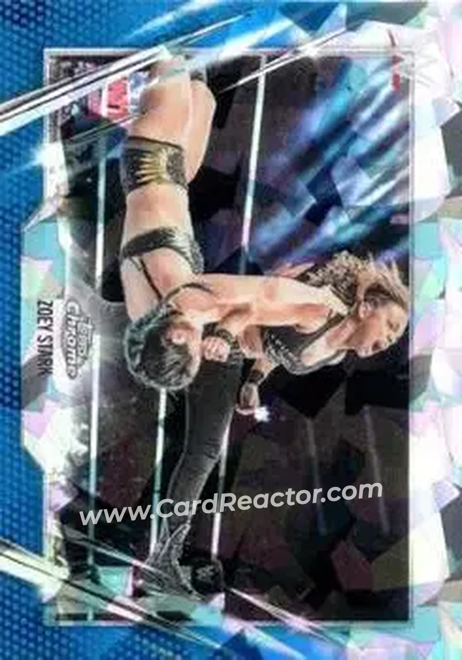 2026 Topps Chrome Sapphire Edition WWE #60 - Zoey Stark - Front