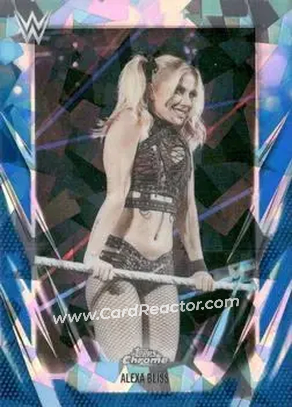 2026 Topps Chrome Sapphire Edition WWE #64 - Alexa Bliss - Front 2026 Topps Chrome Sapphire Edition WWE #64 - Alexa Bliss - Front