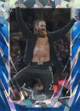 2026 Topps Chrome Sapphire Edition WWE #67 - Sami Zayn