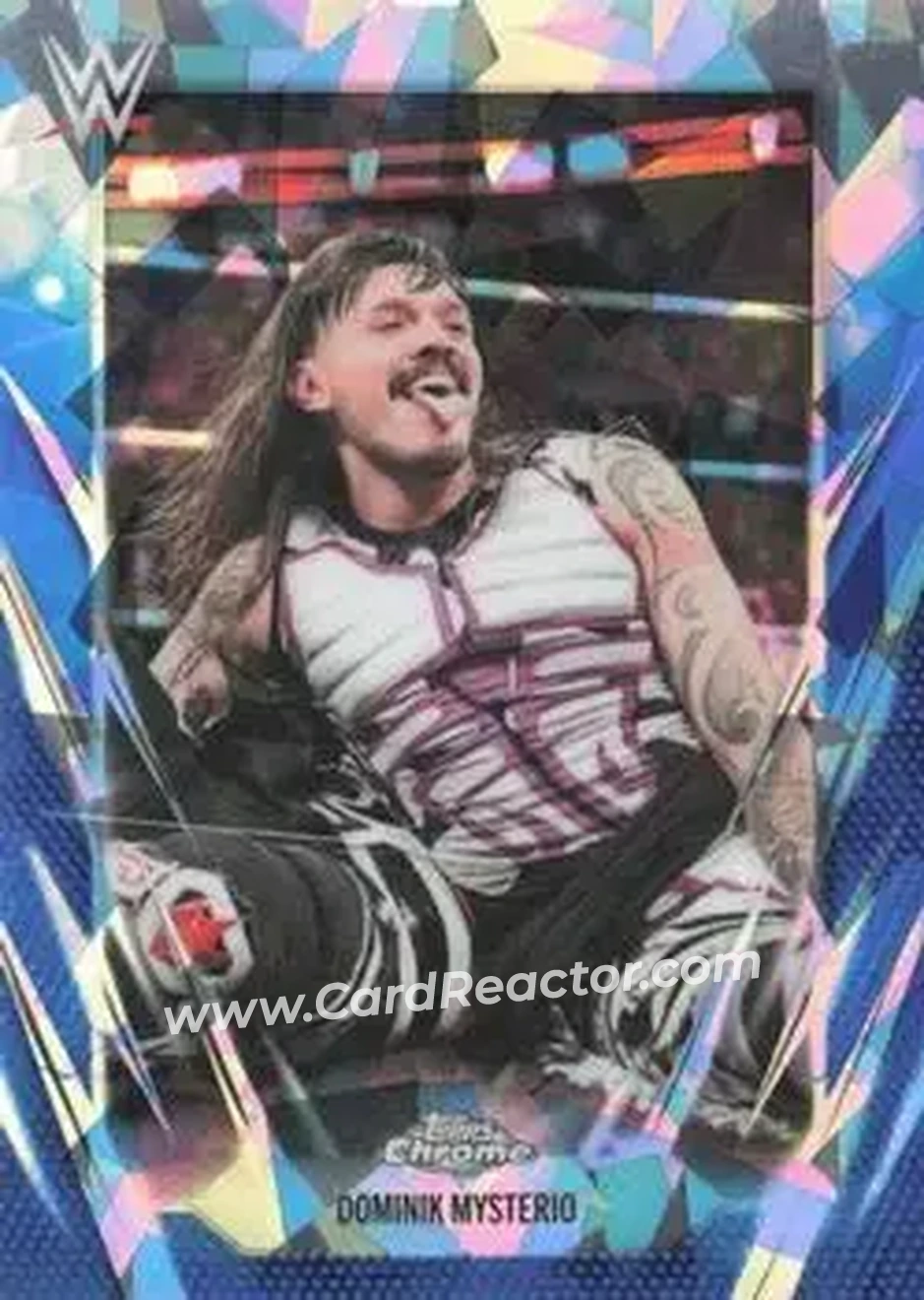 2026 Topps Chrome Sapphire Edition WWE #73 - "Dirty" Dominik Mysterio - Front 2026 Topps Chrome Sapphire Edition WWE #73 - "Dirty" Dominik Mysterio - Front