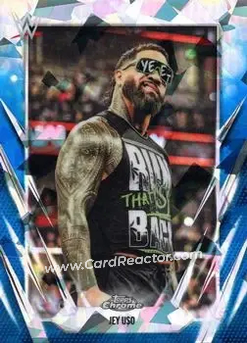 2026 Topps Chrome Sapphire Edition WWE #83 - Jey Uso - Front