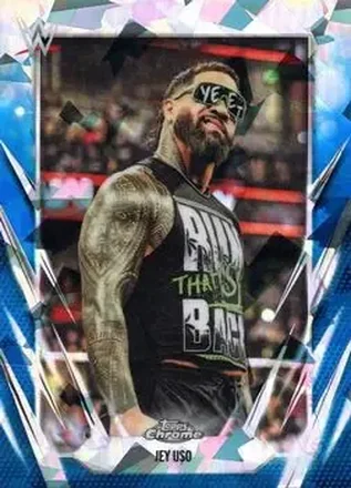 2026 Topps Chrome Sapphire Edition WWE #83 - Jey Uso
