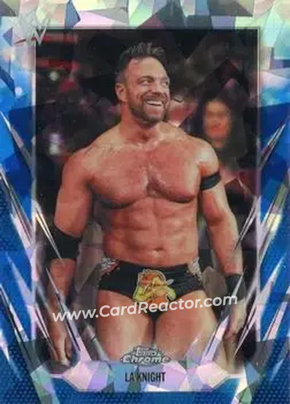 2026 Topps Chrome Sapphire Edition WWE #87 - LA Knight - Front