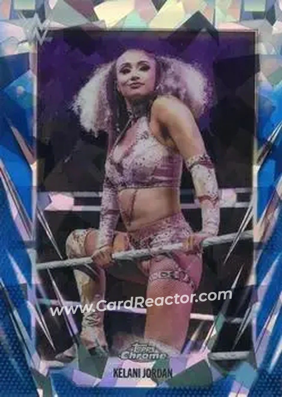 2026 Topps Chrome Sapphire Edition WWE #95 - Kelani Jordan - Front