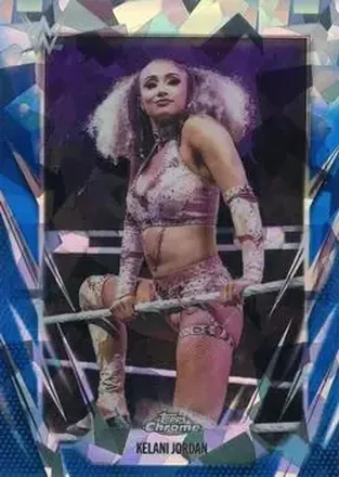 2026 Topps Chrome Sapphire Edition WWE #95 - Kelani Jordan