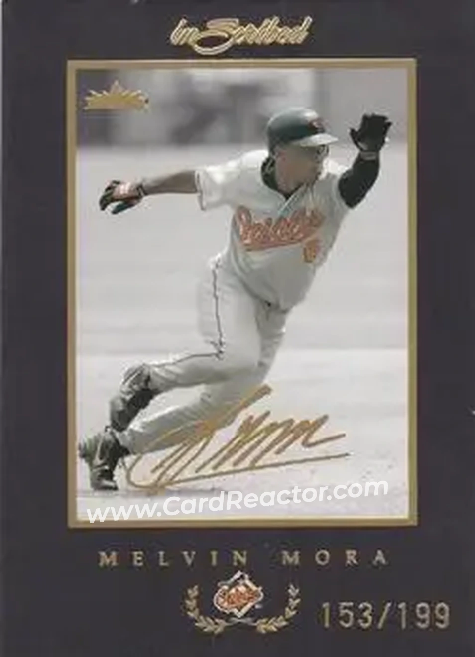 2004 Fleer InScribed - Gold #10 - Melvin Mora - Baltimore Orioles - Front