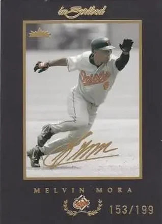2004 Fleer InScribed - Gold #10 - Melvin Mora - Baltimore Orioles