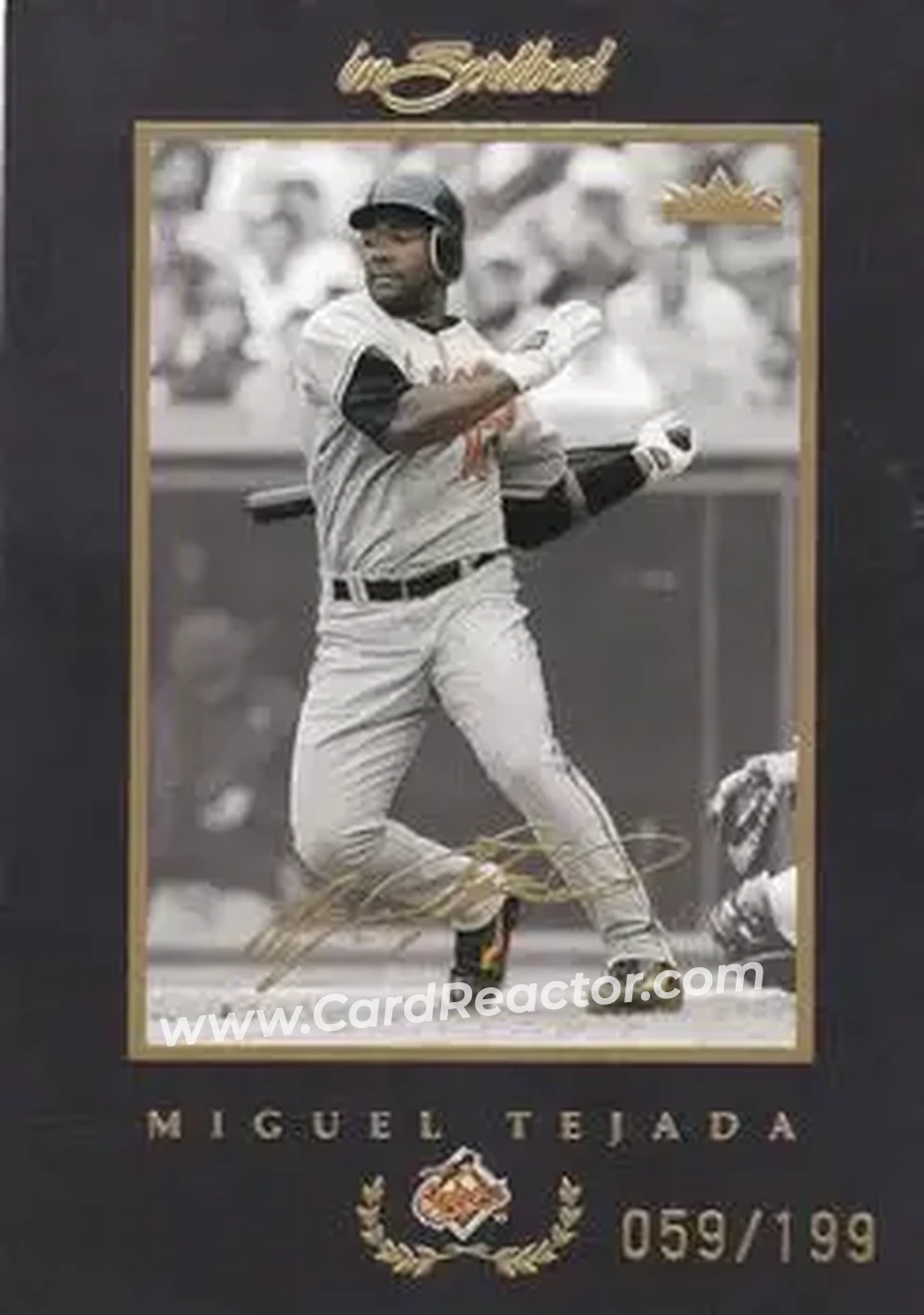 2004 Fleer InScribed - Gold #11 - Miguel Tejada - Baltimore Orioles - Front