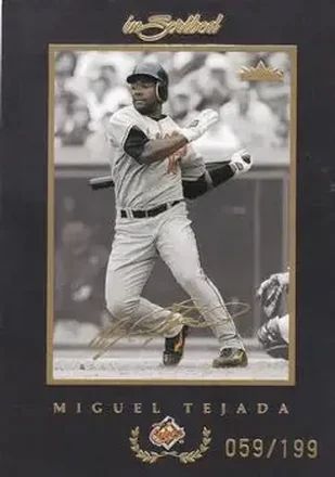 2004 Fleer InScribed - Gold #11 - Miguel Tejada - Baltimore Orioles