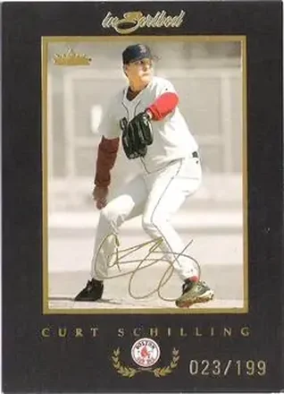 2004 Fleer InScribed - Gold #12 - Curt Schilling - Boston Red Sox