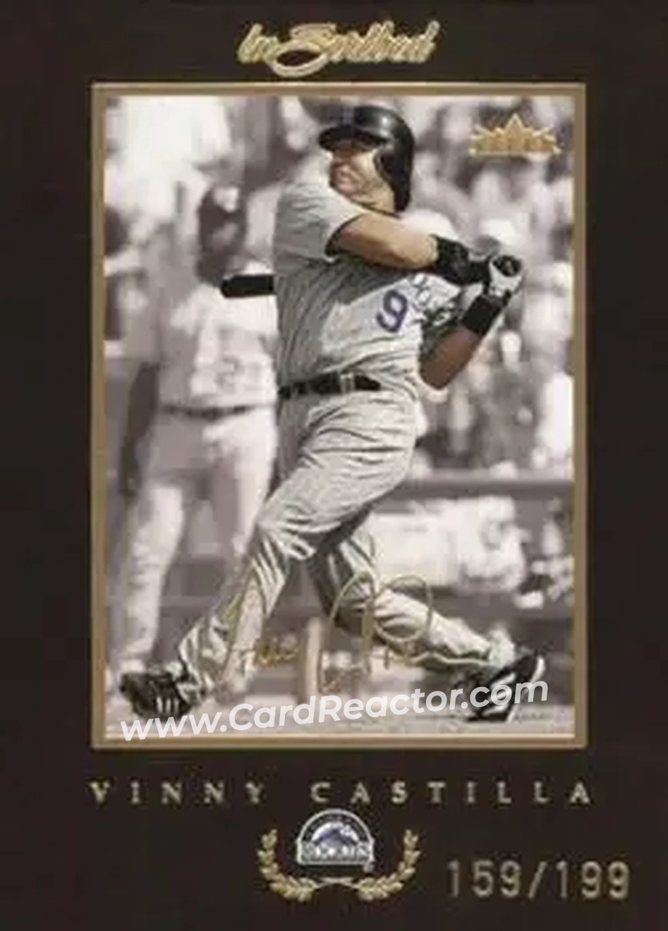 2004 Fleer InScribed - Gold #26 - Vinny Castilla - Colorado Rockies - Front