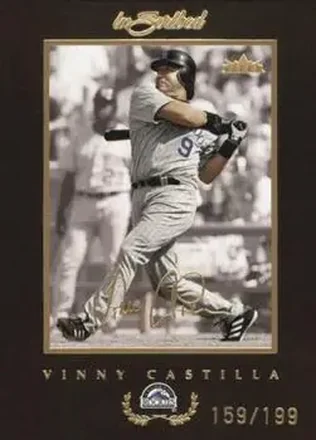2004 Fleer InScribed - Gold #26 - Vinny Castilla - Colorado Rockies
