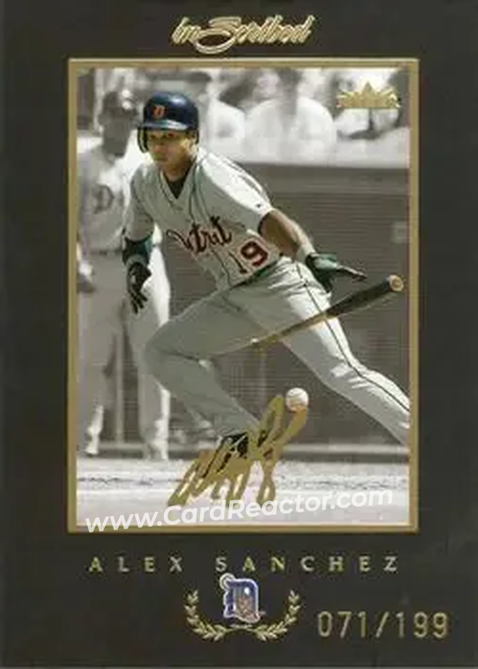 2004 Fleer InScribed - Gold #27 - Alex Sanchez - Detroit Tigers - Front