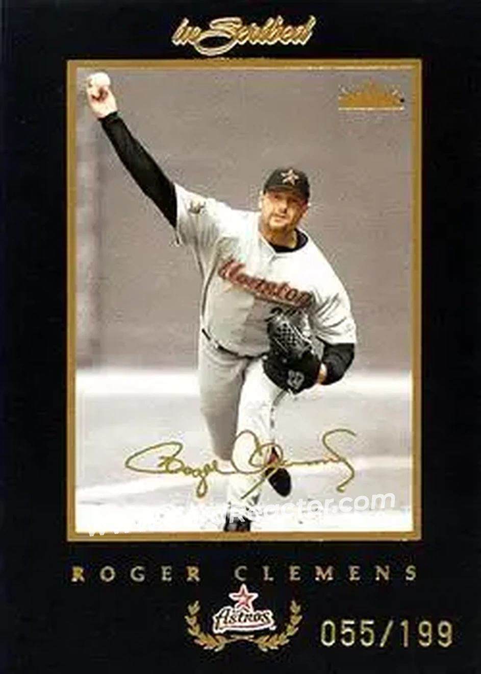 2004 Fleer InScribed - Gold #32 - Roger Clemens - Houston Astros - Front