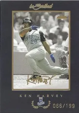 2004 Fleer InScribed - Gold #35 - Ken Harvey - Kansas City Royals