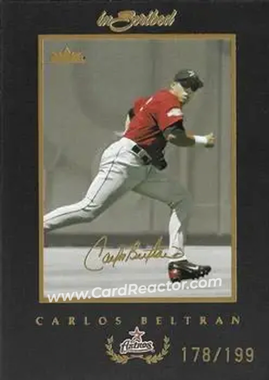 2004 Fleer InScribed - Gold #36 - Carlos Beltran - Houston Astros - Front