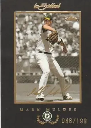 2004 Fleer InScribed - Gold #53 - Mark Mulder - Oakland Athletics