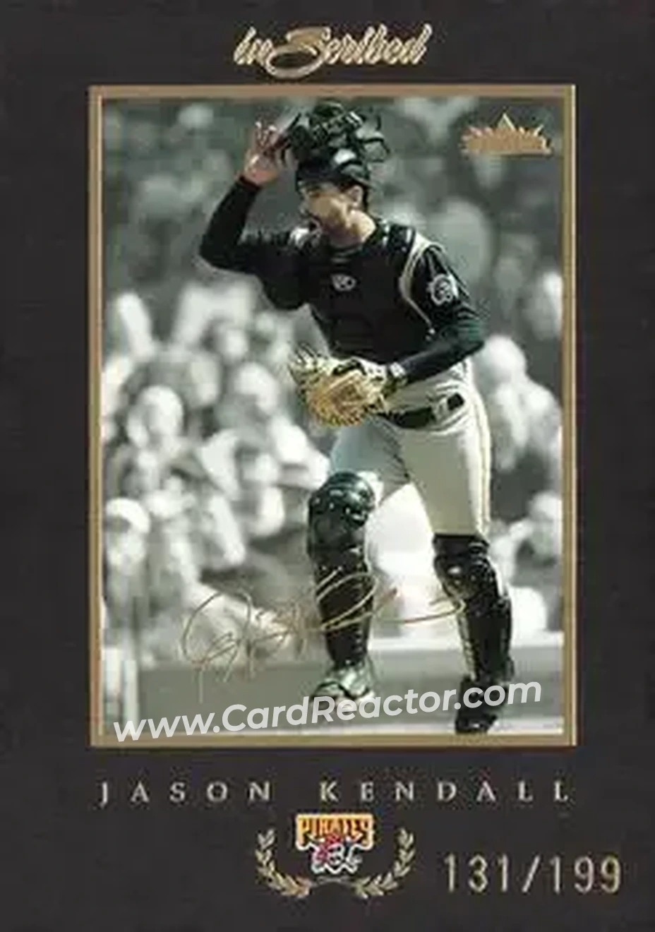 2004 Fleer InScribed - Gold #57 - Jason Kendall - Pittsburgh Pirates - Front