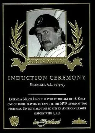 2004 Fleer InScribed - Induction Ceremony #4IC - Robin Yount - Milwaukee Brewers
