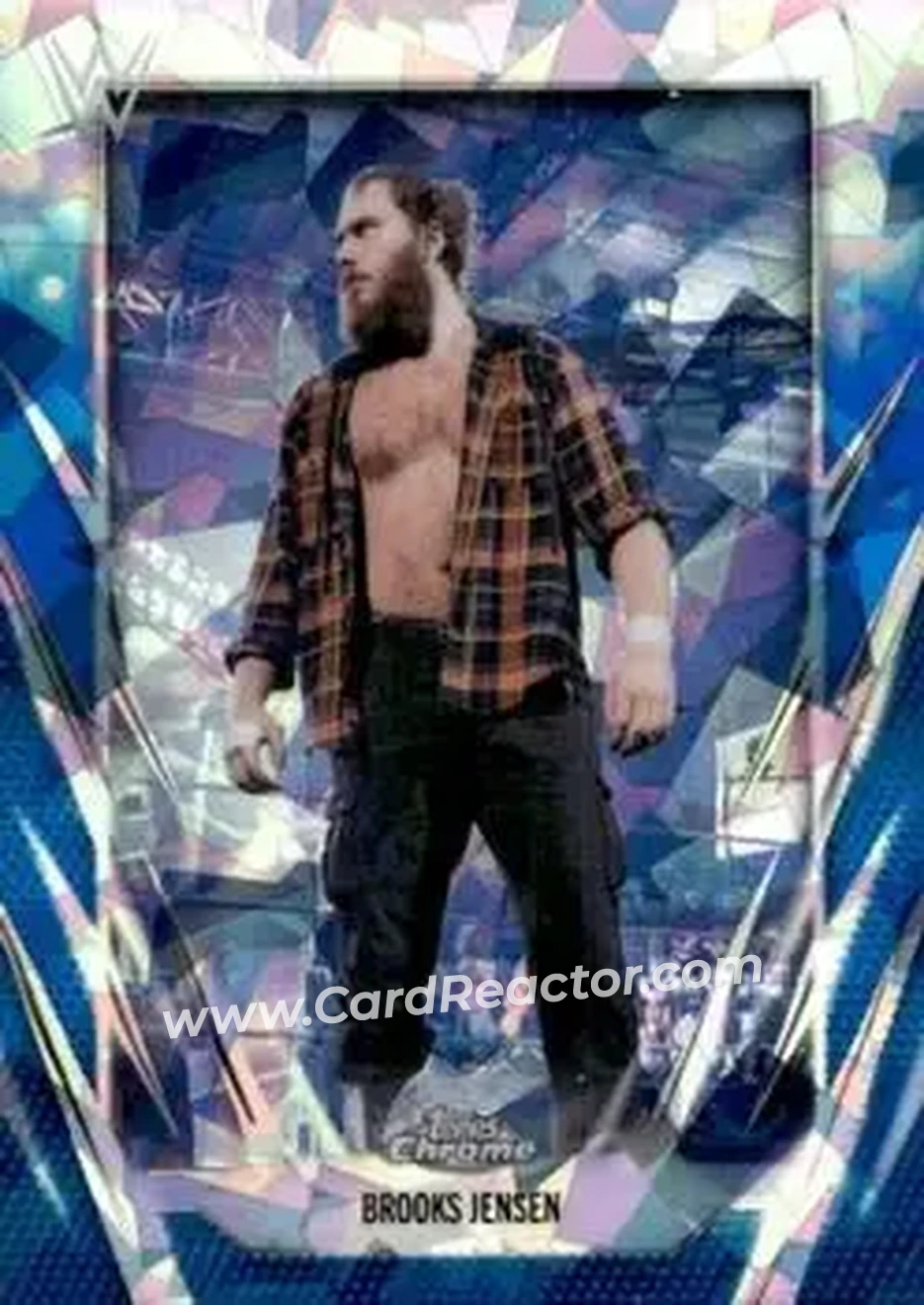 2026 Topps Chrome Sapphire Edition WWE #104 - Brooks Jensen - Front